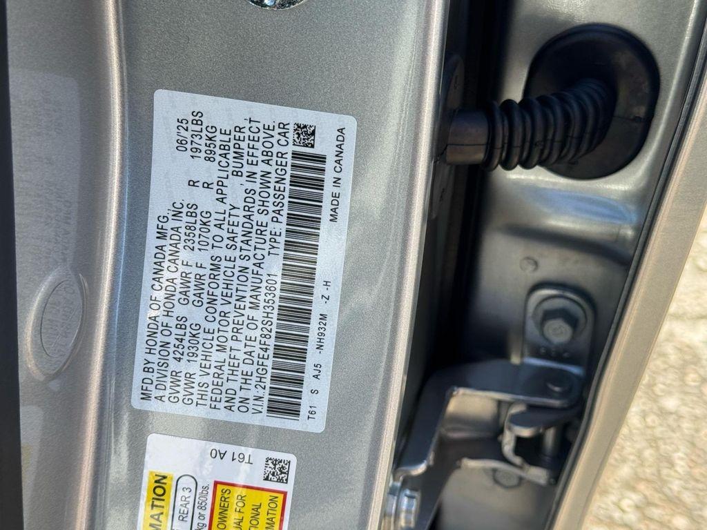 new 2025 Honda Civic Hybrid car, priced at $31,419