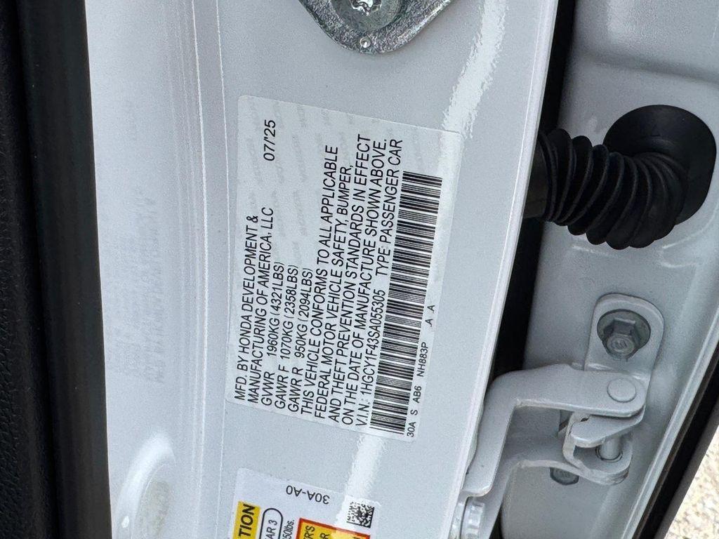 new 2025 Honda Accord car, priced at $30,996