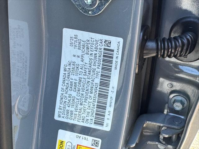 new 2025 Honda Civic Hybrid car, priced at $31,852