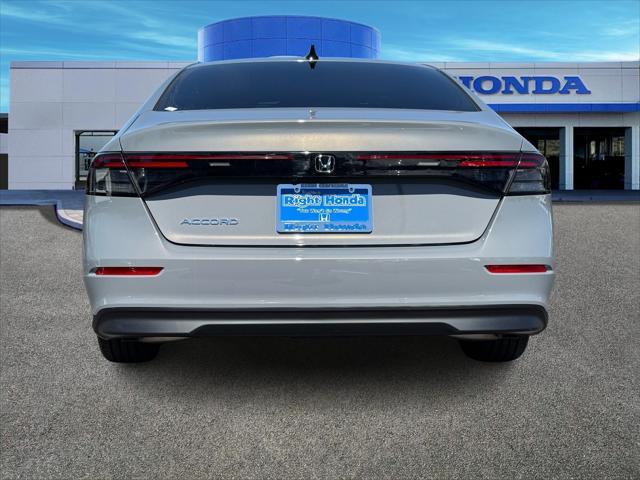 new 2025 Honda Accord car, priced at $30,996