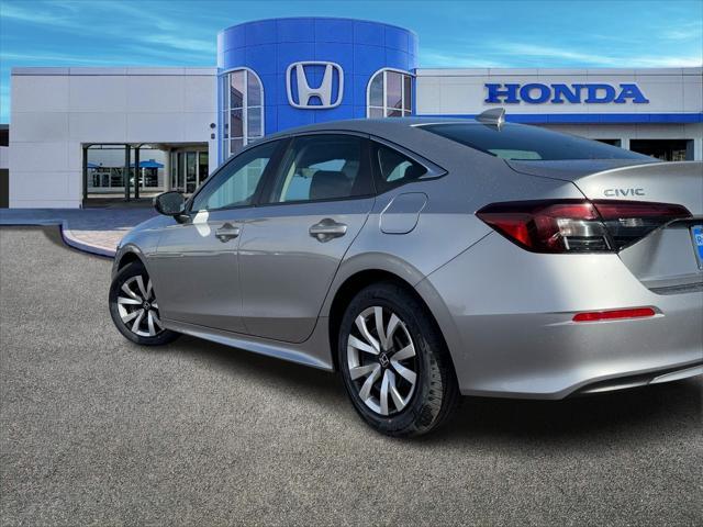 new 2025 Honda Civic car, priced at $26,389