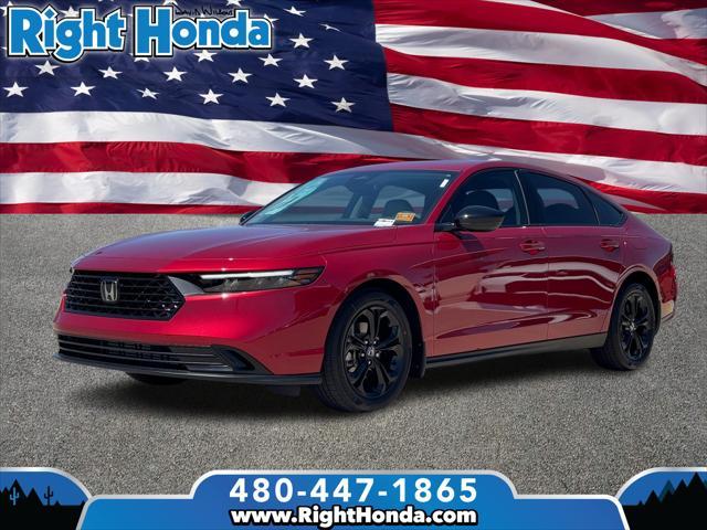 new 2025 Honda Accord car, priced at $30,996