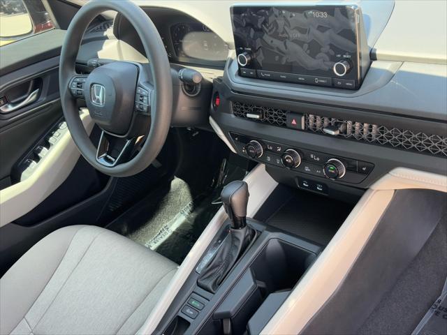 new 2025 Honda Accord car, priced at $30,996