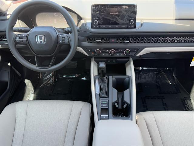 new 2025 Honda Accord car, priced at $30,996