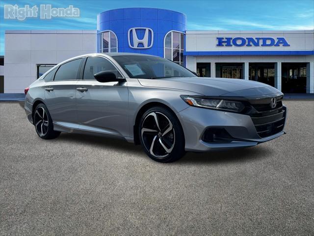 used 2022 Honda Accord car, priced at $21,999