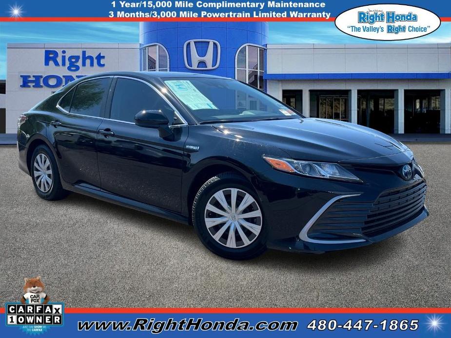used 2021 Toyota Camry Hybrid car, priced at $23,688