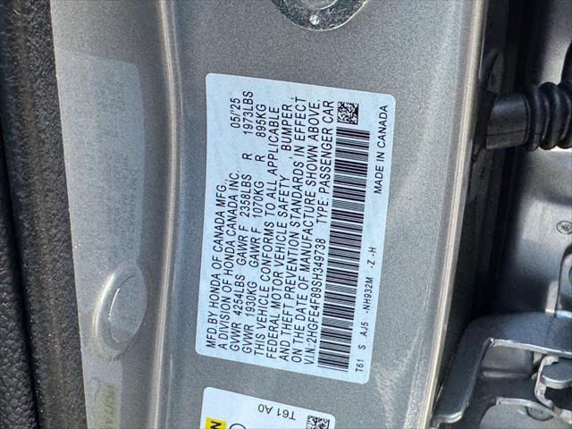 new 2025 Honda Civic Hybrid car, priced at $31,419