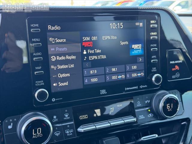 used 2021 Toyota Highlander car, priced at $31,869