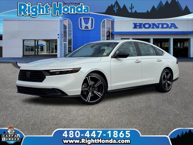 used 2023 Honda Accord Hybrid car, priced at $24,887