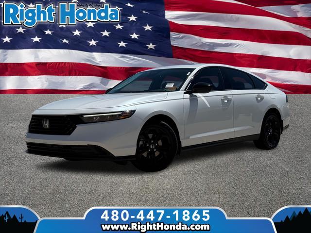 new 2025 Honda Accord car, priced at $30,996