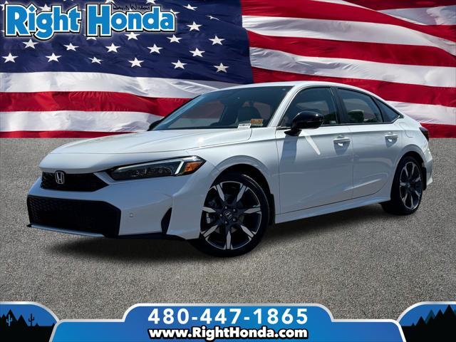 new 2025 Honda Civic Hybrid car, priced at $31,852