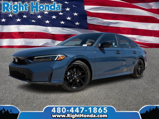 new 2025 Honda Civic Hybrid car, priced at $29,449