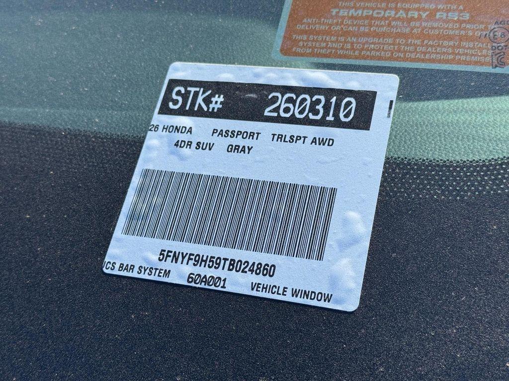 new 2026 Honda Passport car, priced at $50,660