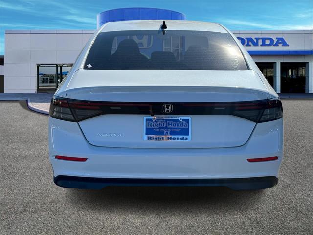 new 2025 Honda Accord car, priced at $31,985