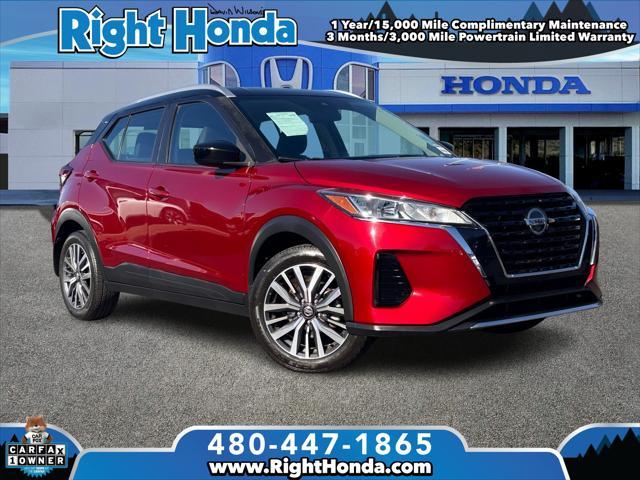 used 2021 Nissan Kicks car, priced at $15,488