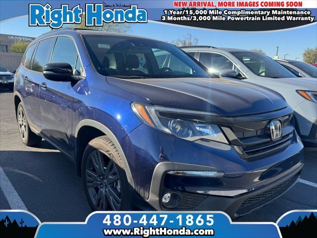 used 2022 Honda Pilot car, priced at $27,259