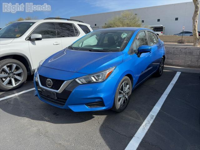 used 2021 Nissan Versa car, priced at $14,053