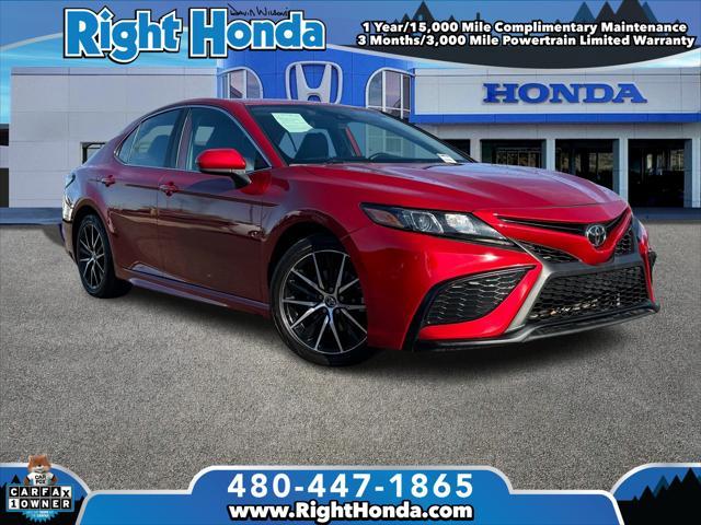 used 2021 Toyota Camry car, priced at $20,688