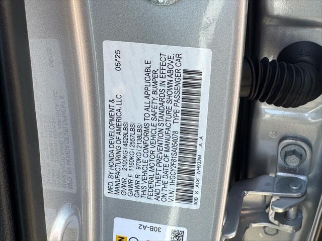 new 2025 Honda Accord Hybrid car, priced at $37,985