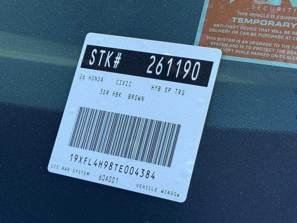 new 2026 Honda Civic Hybrid car, priced at $33,361