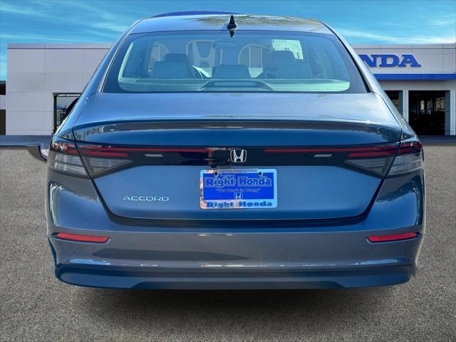 new 2025 Honda Accord car, priced at $31,554