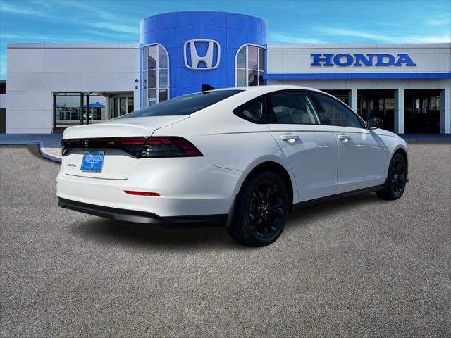 new 2025 Honda Accord car, priced at $30,996