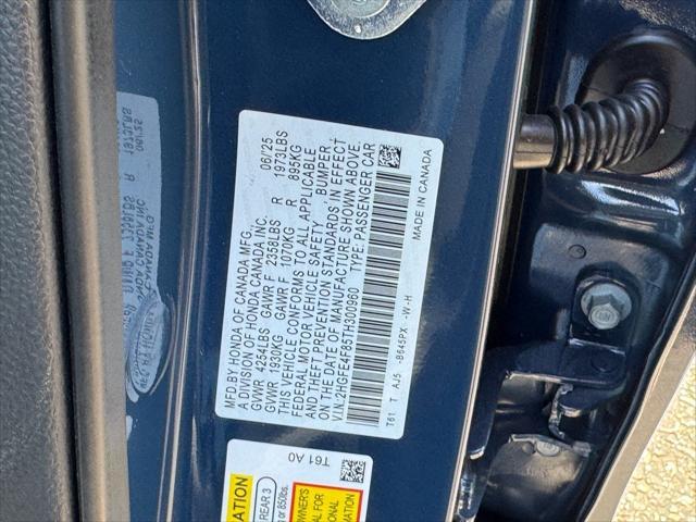 new 2026 Honda Civic Hybrid car, priced at $33,900