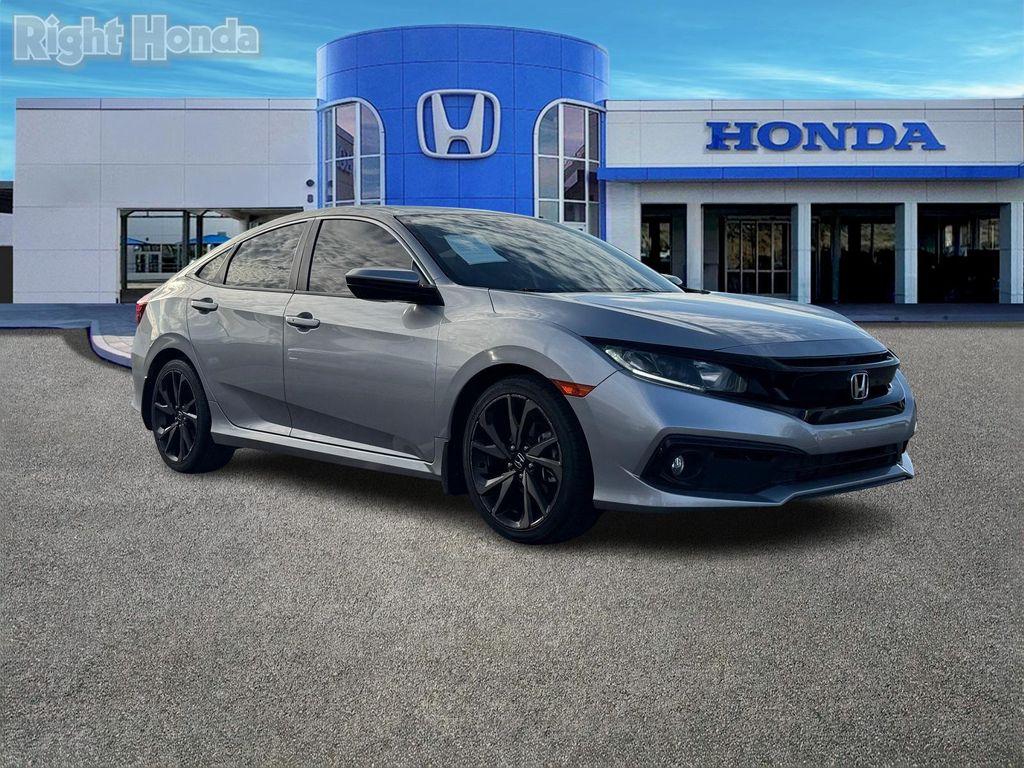used 2020 Honda Civic car, priced at $17,128