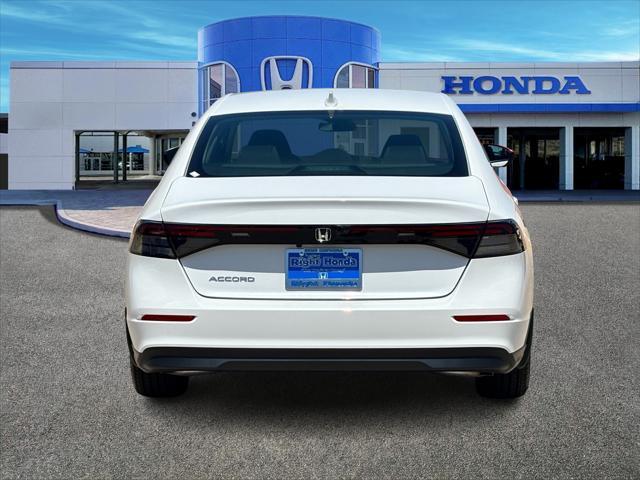 new 2025 Honda Accord car, priced at $28,959