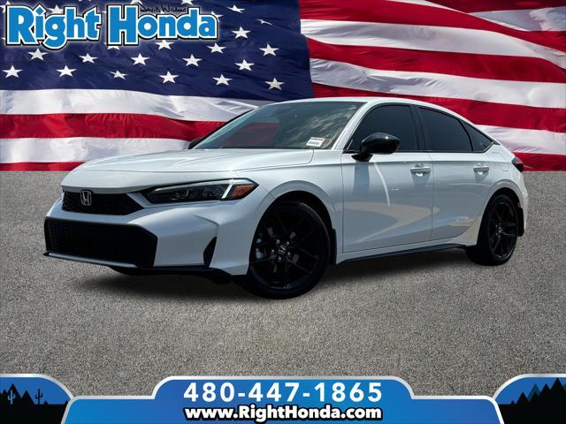 new 2025 Honda Civic Hybrid car, priced at $30,604