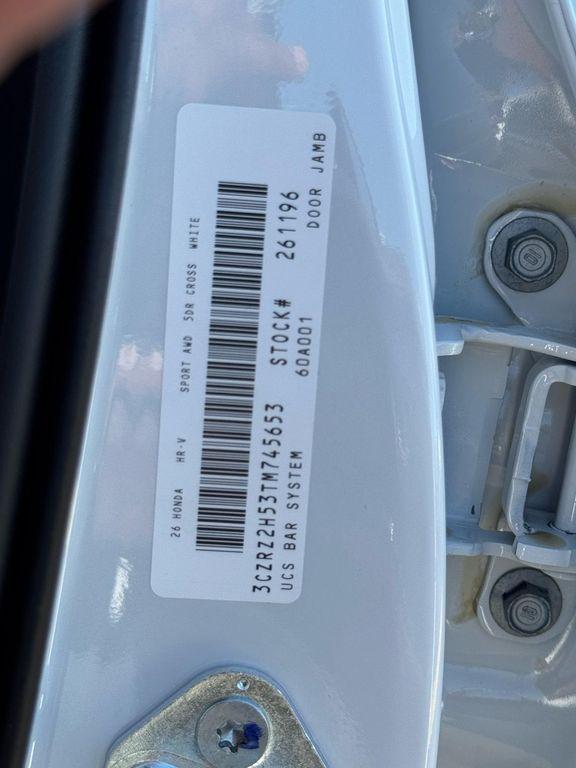 new 2026 Honda HR-V car, priced at $30,278