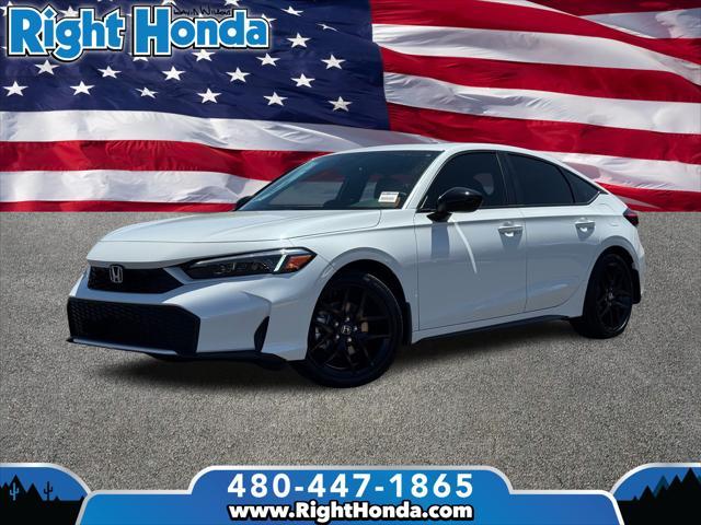new 2025 Honda Civic Hybrid car, priced at $30,604