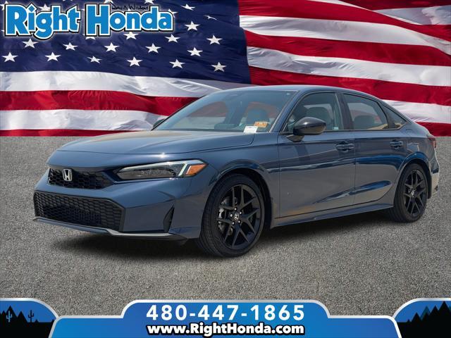 new 2025 Honda Civic Hybrid car, priced at $29,449