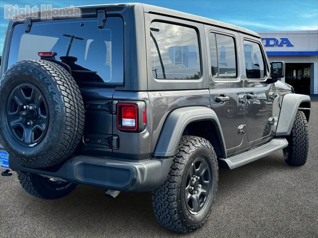 used 2018 Jeep Wrangler Unlimited car, priced at $21,074