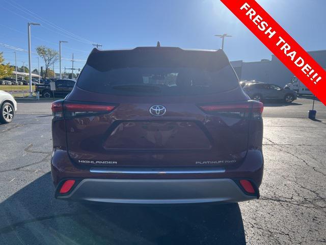 used 2021 Toyota Highlander car, priced at $38,950