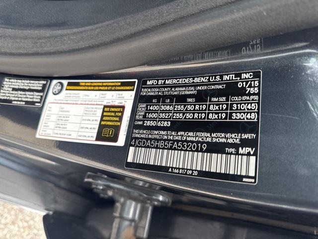 used 2015 Mercedes-Benz M-Class car, priced at $13,835