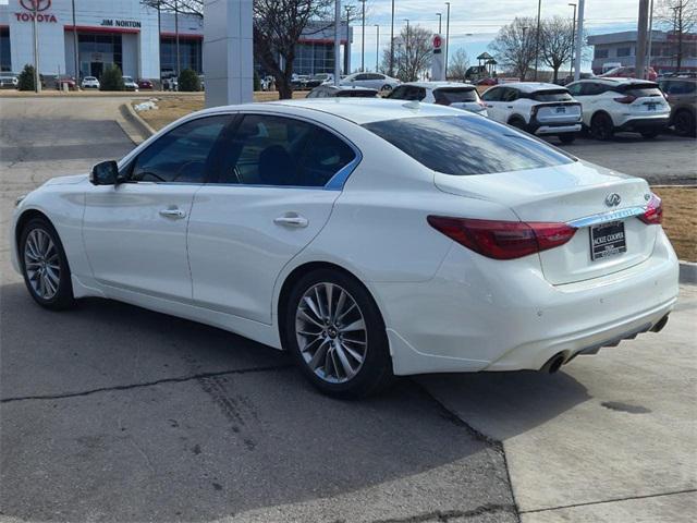 used 2022 INFINITI Q50 car, priced at $23,598