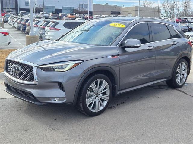 used 2021 INFINITI QX50 car, priced at $27,999