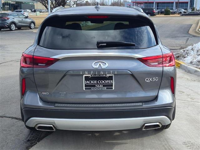 used 2021 INFINITI QX50 car, priced at $27,999