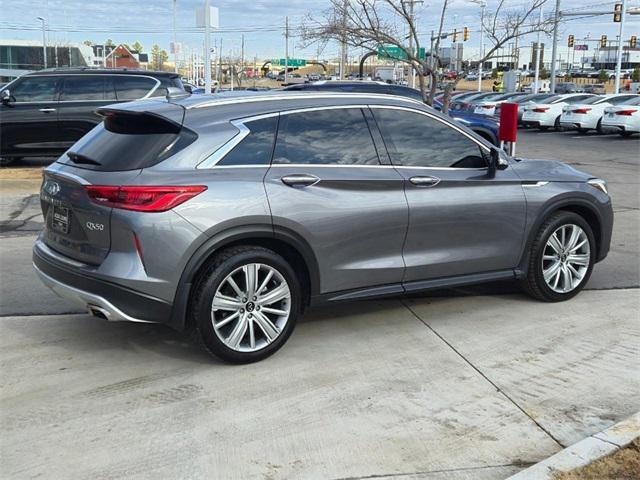 used 2021 INFINITI QX50 car, priced at $27,999