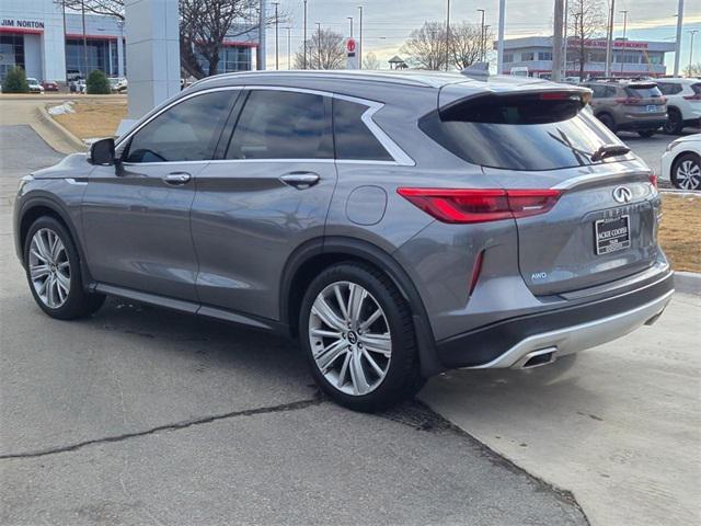 used 2021 INFINITI QX50 car, priced at $27,999