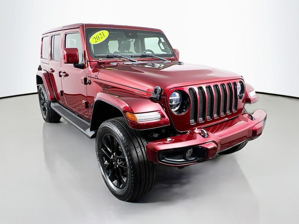 used 2021 Jeep Wrangler Unlimited car, priced at $33,100