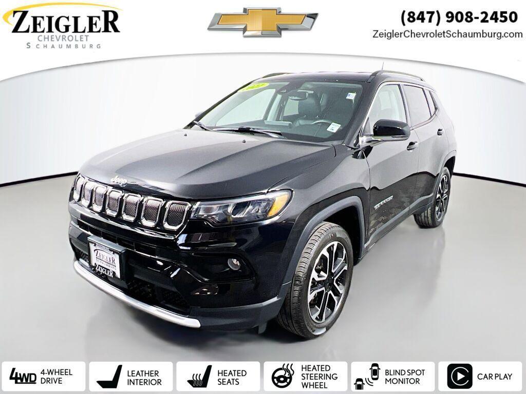 used 2022 Jeep Compass car, priced at $21,466