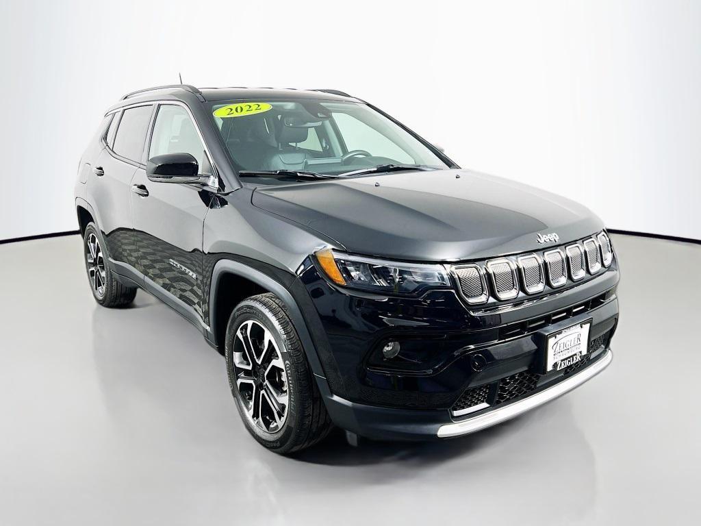 used 2022 Jeep Compass car, priced at $22,400