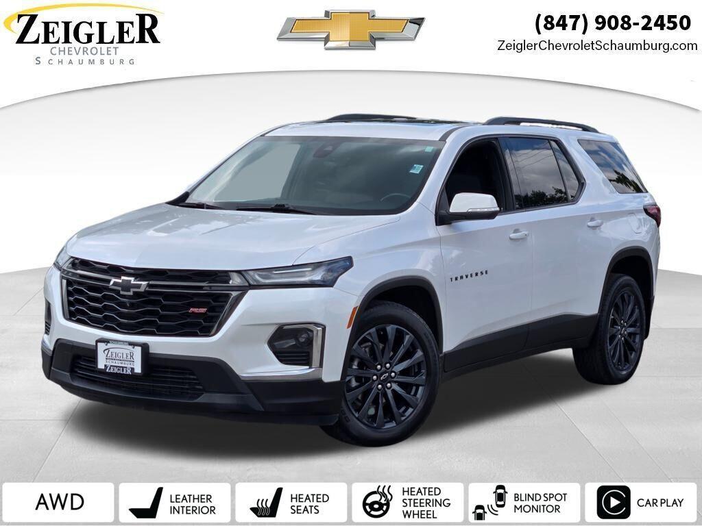 used 2022 Chevrolet Traverse car, priced at $34,900