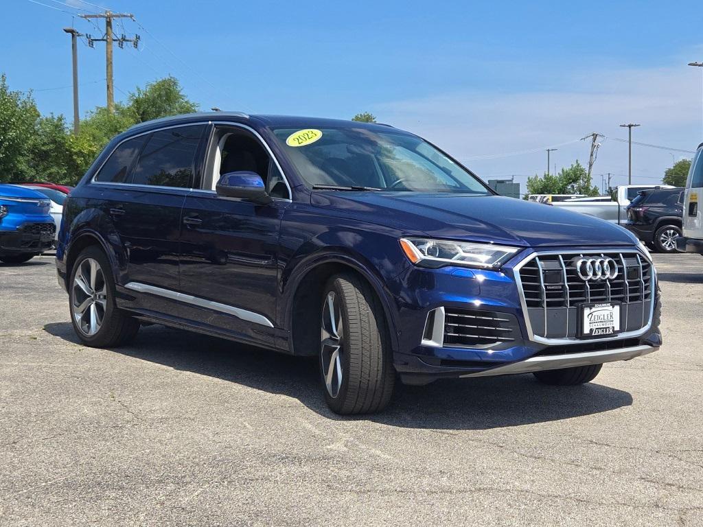 used 2023 Audi Q7 car, priced at $44,600