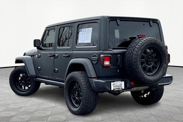 used 2020 Jeep Wrangler Unlimited car, priced at $25,239