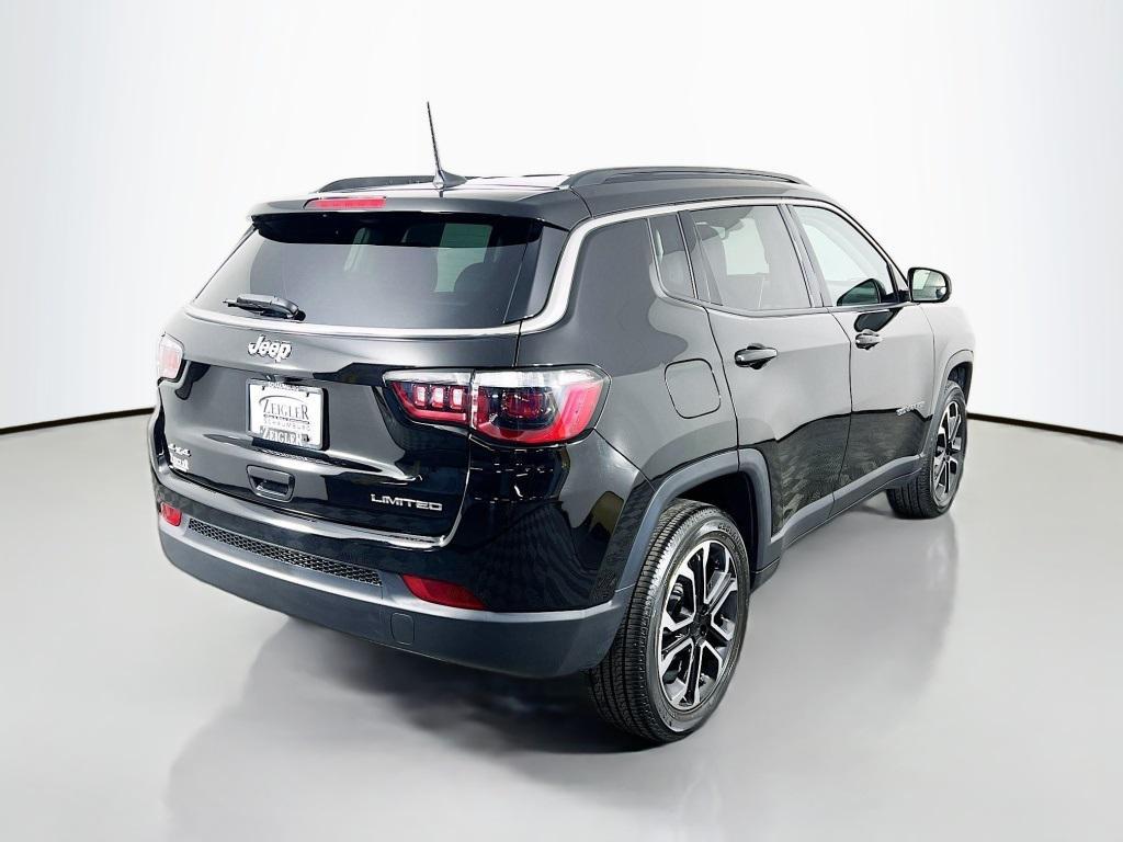 used 2022 Jeep Compass car, priced at $22,100