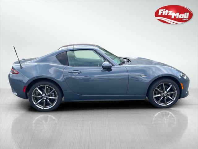 used 2021 Mazda MX-5 Miata RF car, priced at $25,000