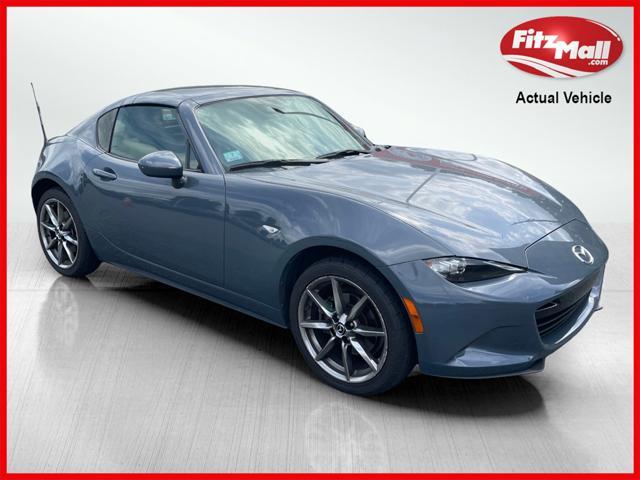 used 2021 Mazda MX-5 Miata RF car, priced at $25,000